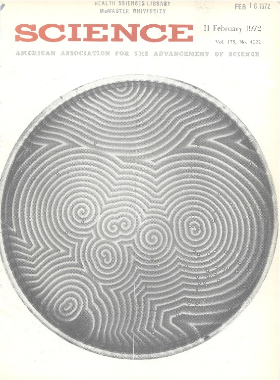 Cover Page of <em>Science</em>, Volume 175, Issue 4022, 11 February 1972.