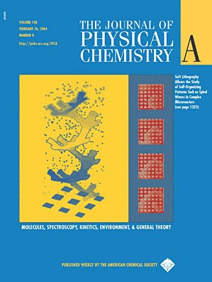 Cover Page of <em>Journal of Physical Chemistry A,</em> Volume 108, Issue 8, 24 February 2004