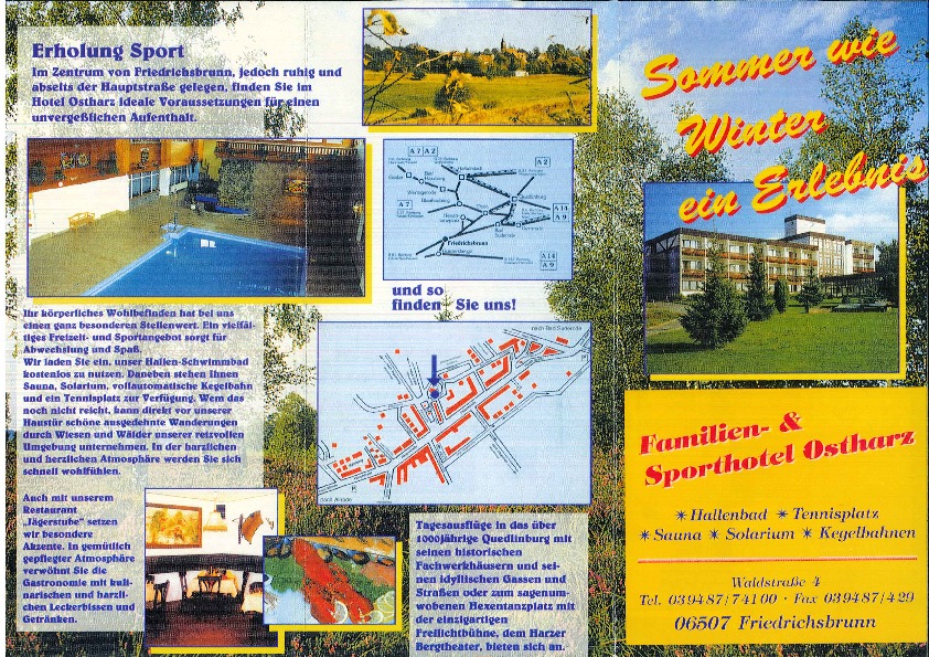 1999 Herbstseminar - Hotel flyer