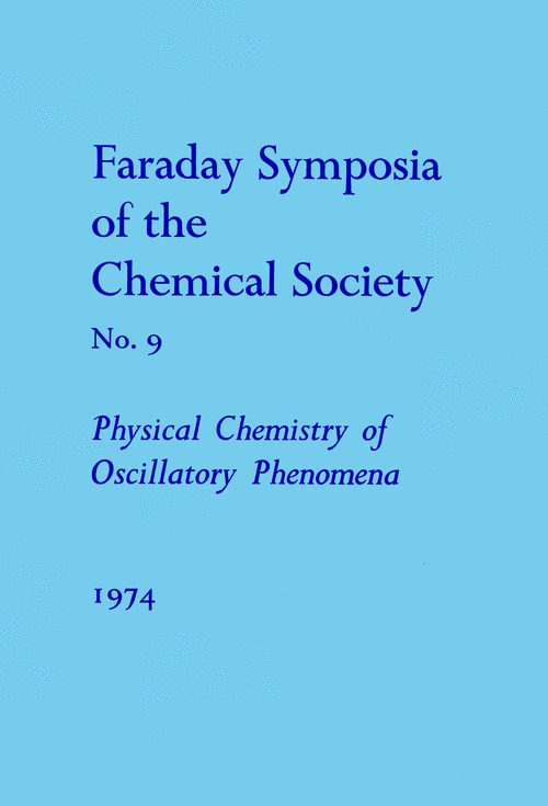 1974 Faraday Symposia of the Chemical Society<br />
