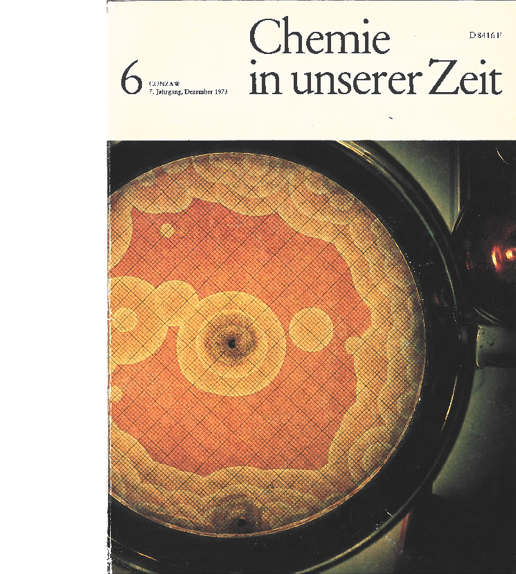 Cover Page of Chemie in unserer Zeit, Volume 7, Issue 6, Dec 1973.