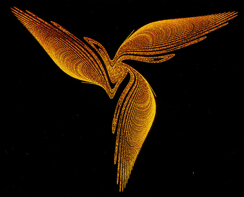 M1 - 'Three-winged' pattern of a chaotic attractor.