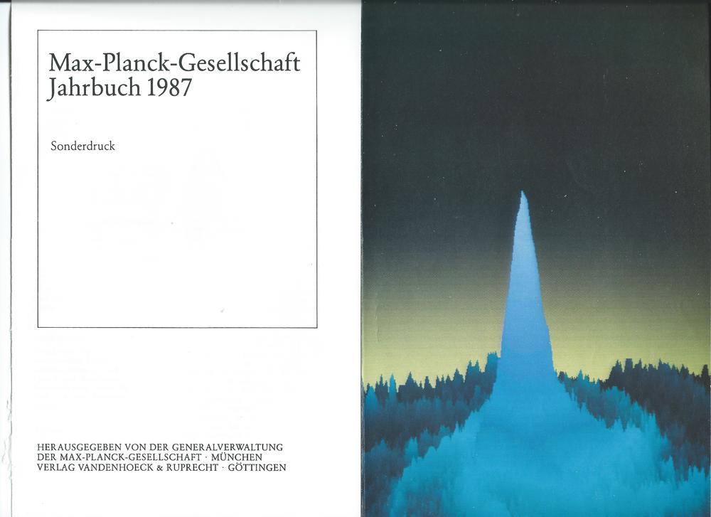 Max-Planck-Gesellschaft Jahrbuch 1987