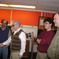 Irving Epstein, Anatol Zhabotinsky, Vladimir Vanag, and Igal Berenstein (2002)<br /><br />
<br /><br />
