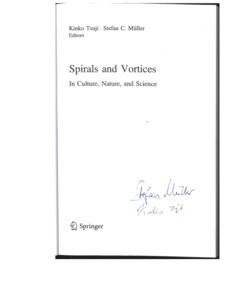 Signatures of the editors of the book Spirals and Vortices - In Culture, Nature, and Science