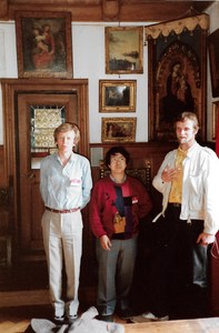 1990_Pushchino_Alexander Mikhailov, Tomo Yamaguchi, Stefan Mueller.jpg
