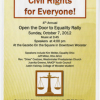 Equal Opportunity Rally Flyer