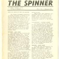 The Spinner, Vol. I No. I