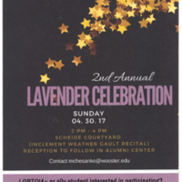 Lavender Celebration Poster 2017